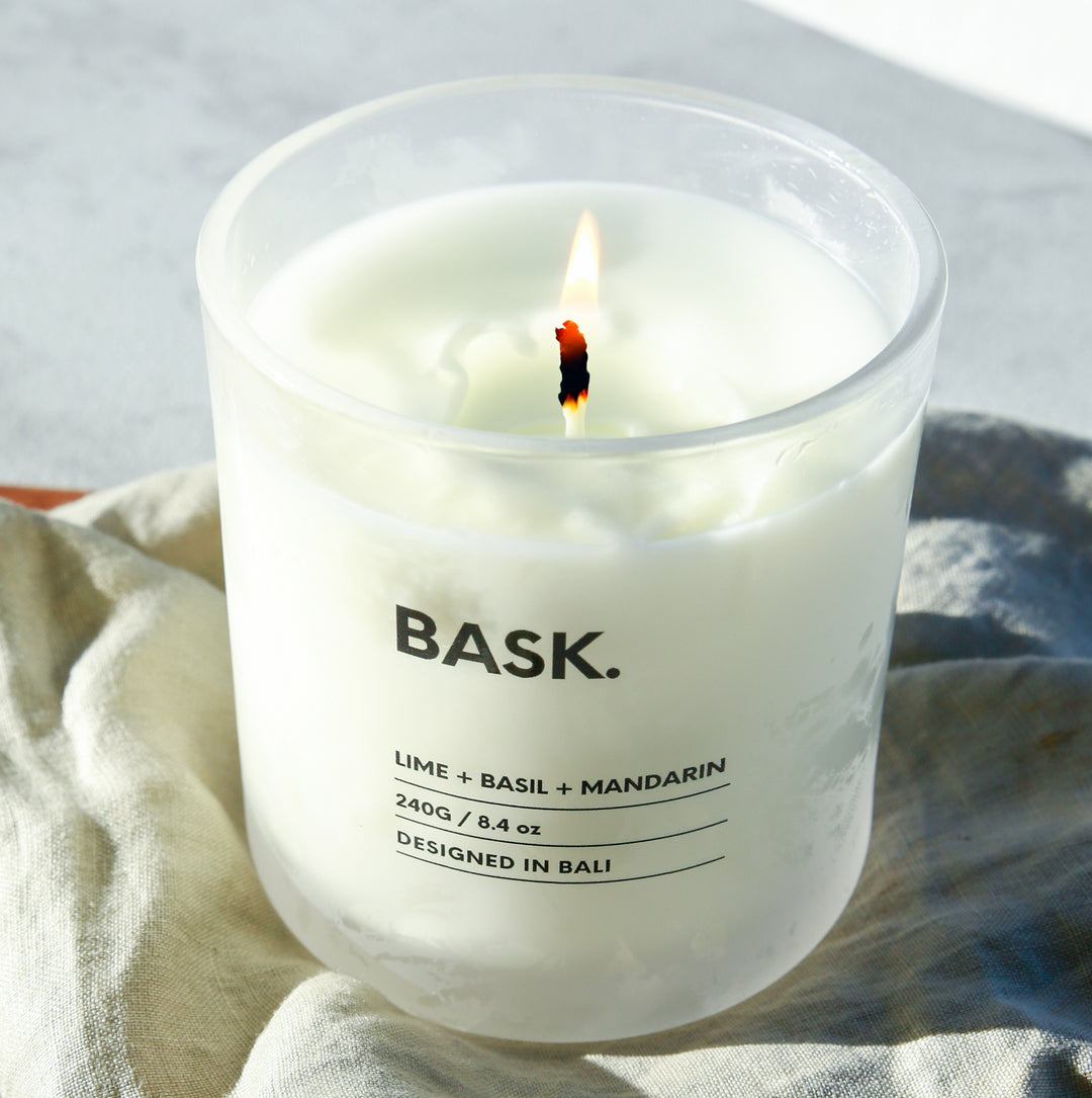 LIME BASIL & MANDARIN CANDLE